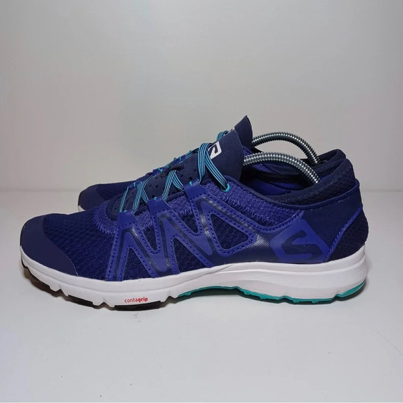 Women's Salomon Speedcross 4 Size 7 Trail Running Sneakers Purple (131 Box 16) - Picture 1 of 9